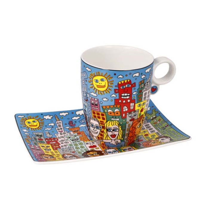 JAMES RIZZI: Künstlertasse "Summer in the City"